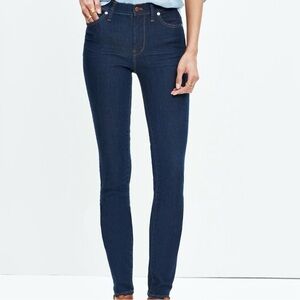 Madewell jeans Dark wash 9” High rise skinny‎ size 27 Dressy casual skinny jeans
